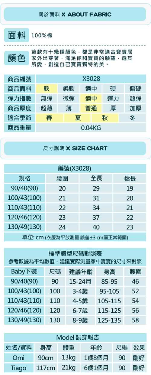 【Baby童衣】輕鬆休閒家居中褲 x3028 5件/組(不挑款)