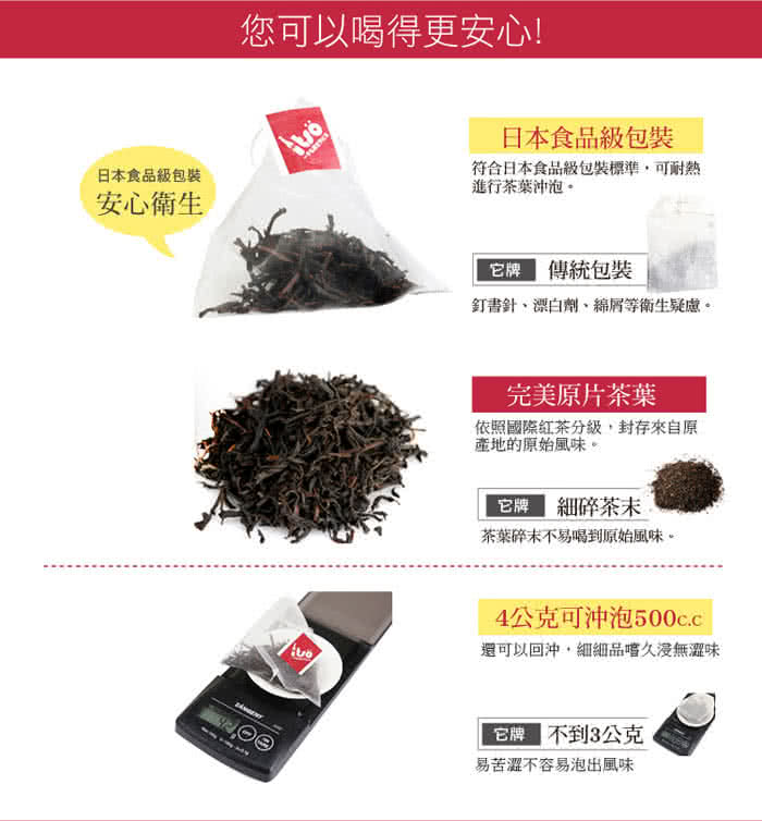 【一手茶館】台灣魚池18號紅茶─三角立體茶包(10入/袋)