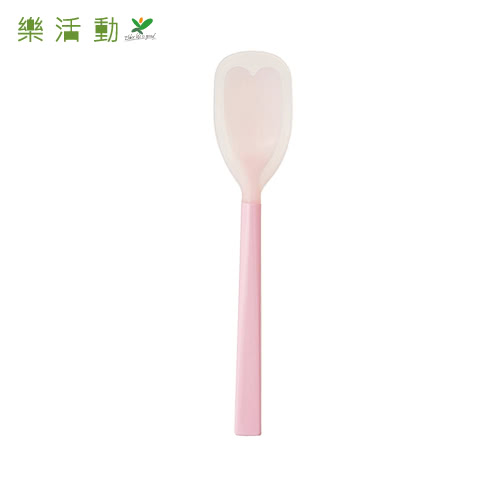 【樂活動】Pastel 輔助餐具 防滑型粉彩湯匙(粉紅L)