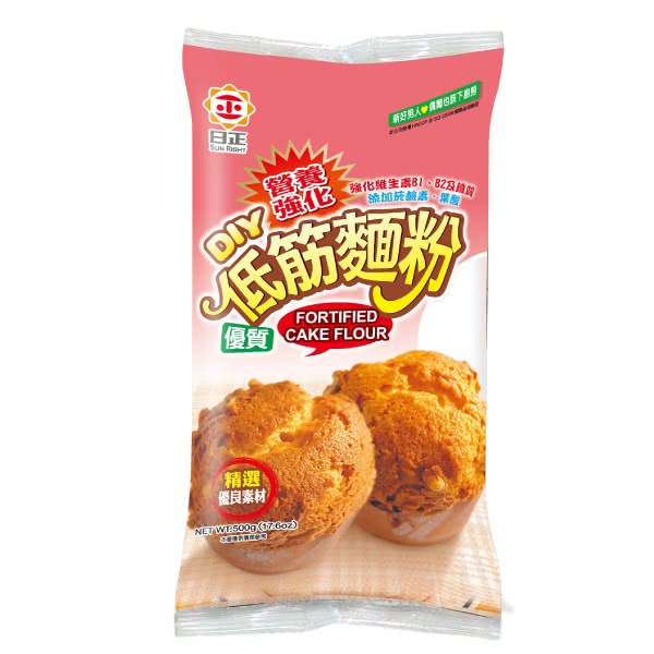 【日正食品】營養強化優質低筋麵粉(500g)