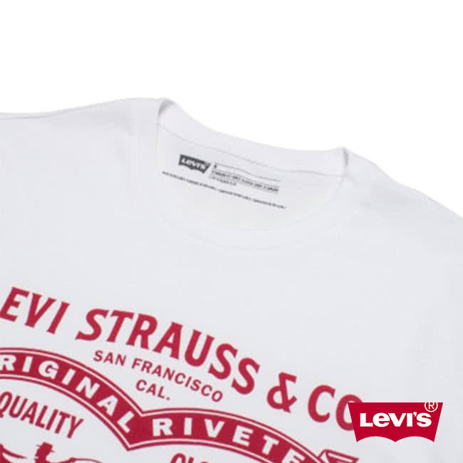 【Levis】男款短袖LOGO T恤