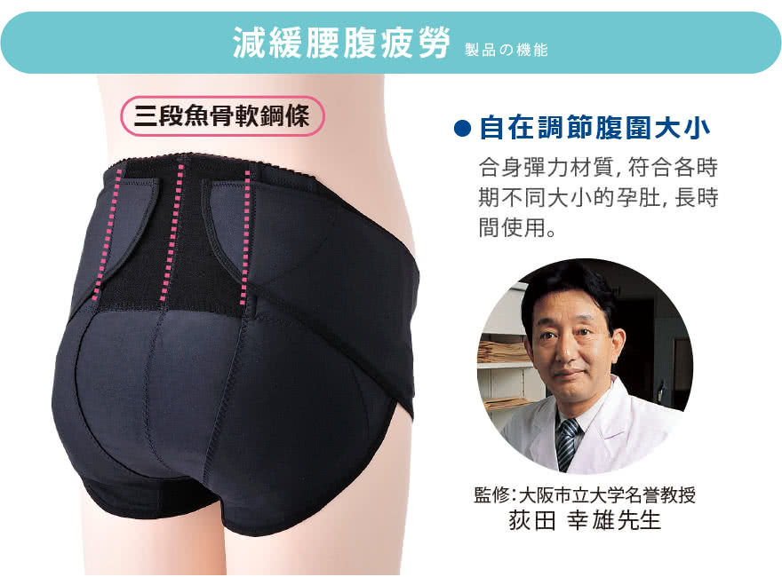 【日本犬印】腰部舒緩保護帶-LL黑色-醫療用束帶(未滅菌)