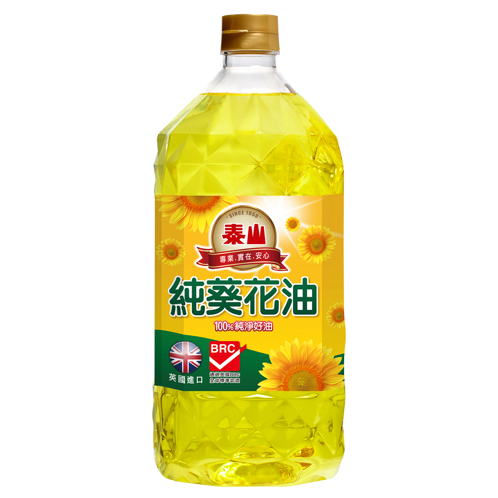 泰山 100 純葵花油 2公升 Momo購物網