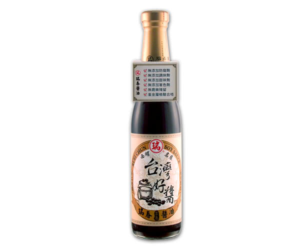 【瑞春醬油】台灣好醬黑豆醬油(420ml/瓶)