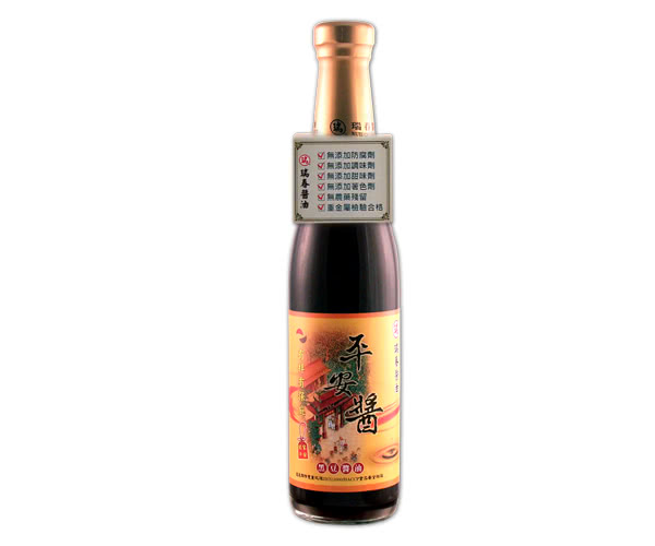 【瑞春醬油】平安醬黑豆醬油X2+黑豆油膏X2(420ml/瓶)