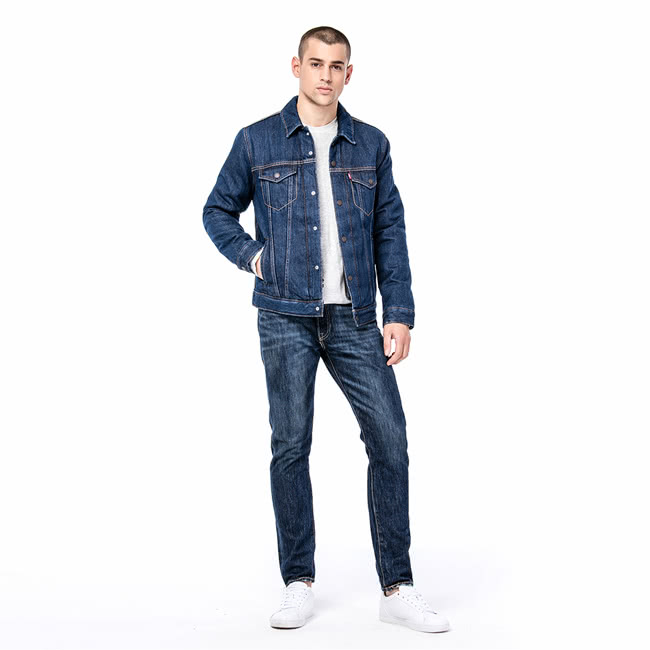 【Levis】羽絨牛仔外套 / 80%灰鵝絨 / 率性