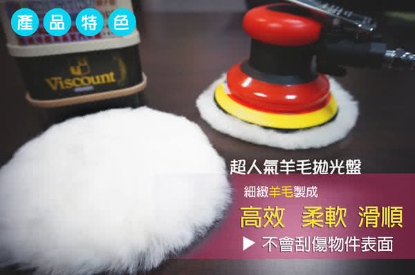 超人氣5吋羊毛拋光盤J-7003