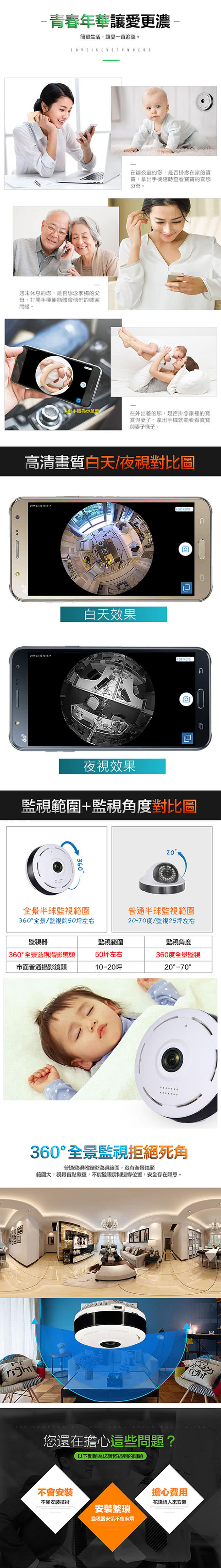 【Uta】新一代迷你無線網路環景監控攝影機HD8(公司貨)