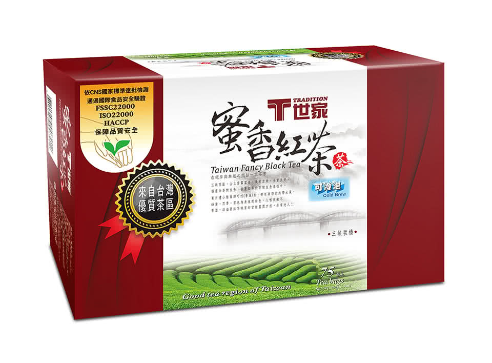 【T世家】台灣優質茶區蜜香紅茶2g*75入