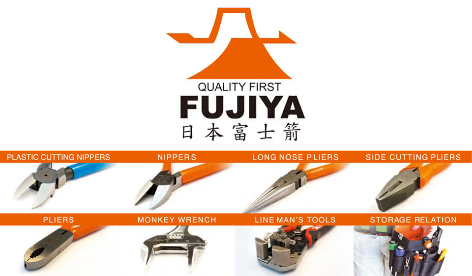 【日本Fujiya】塑膠斜口鉗-平刃200mm(斜口鉗 日本製造)