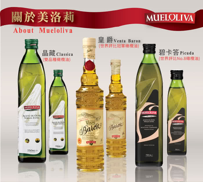 【西班牙Mueloliva美洛莉】晶藏 特級冷壓初榨橄欖油(500mlX1瓶)