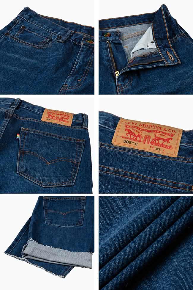 【Levis】505C 丹寧短褲 / Pride性別平權系列