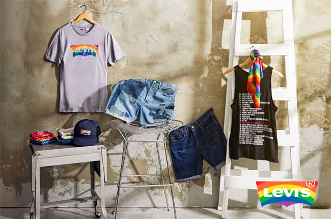 【Levis】505C 丹寧短褲 / Pride性別平權系列