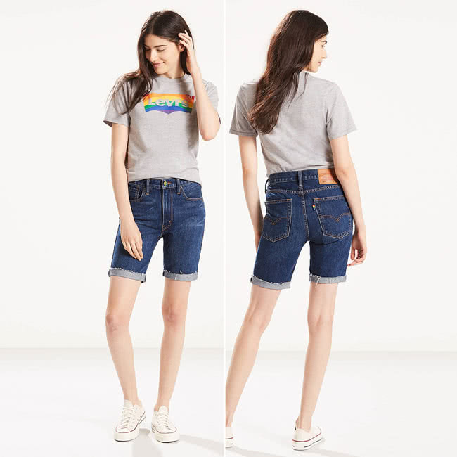 【Levis】505C 丹寧短褲 / Pride性別平權系列