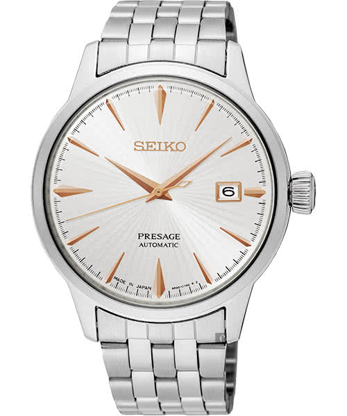 【SEIKO】精工 Presage Cocktail 調酒師機械錶(4R35-01T0S  SRPB47J1)