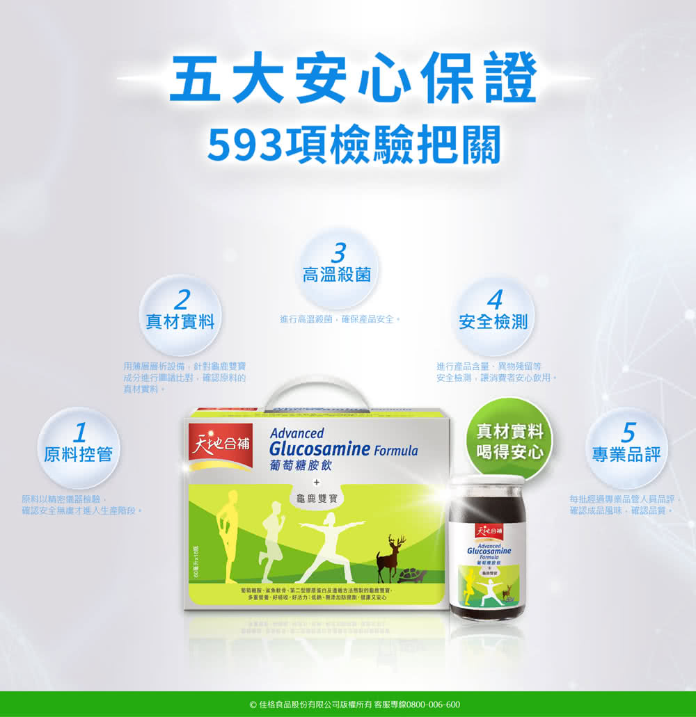 葡萄糖胺、鯊魚軟骨、第二型膠原蛋白及遵循古法然製的處應提資,