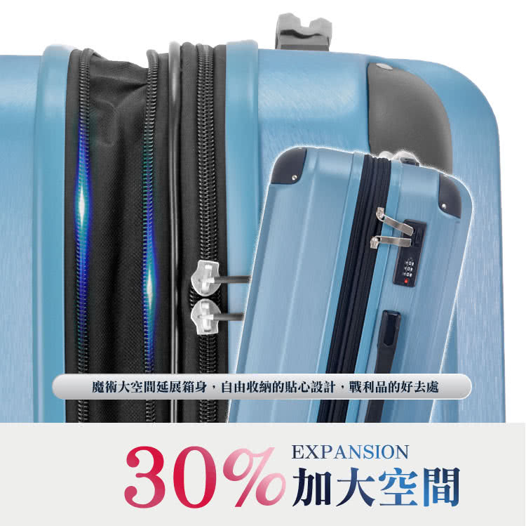 魔術大空間延展箱身,自由收納的貼心設計,戰利品的好去處 30% 加大空間 