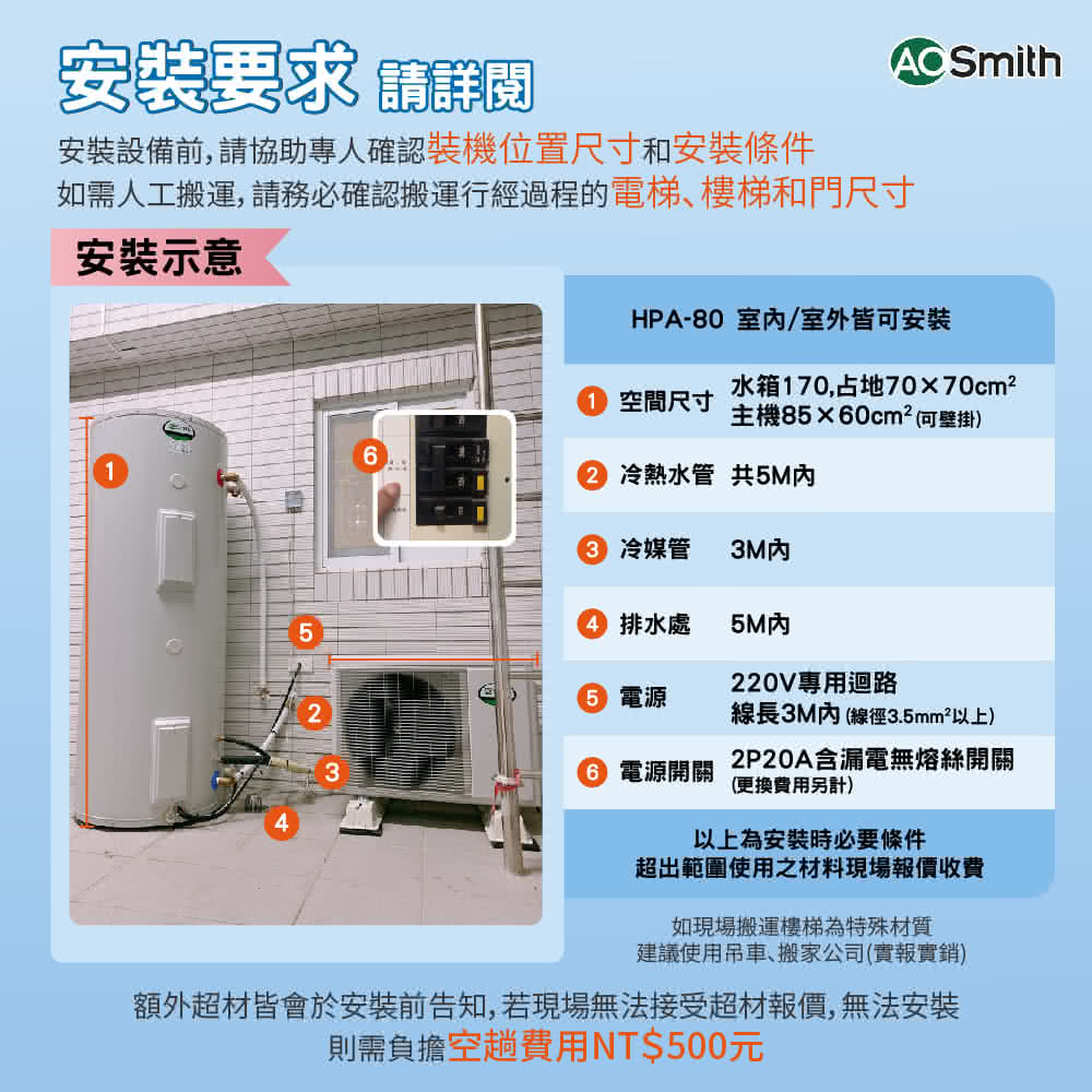 AOSmith史密斯 HPA-80 - 詳情6