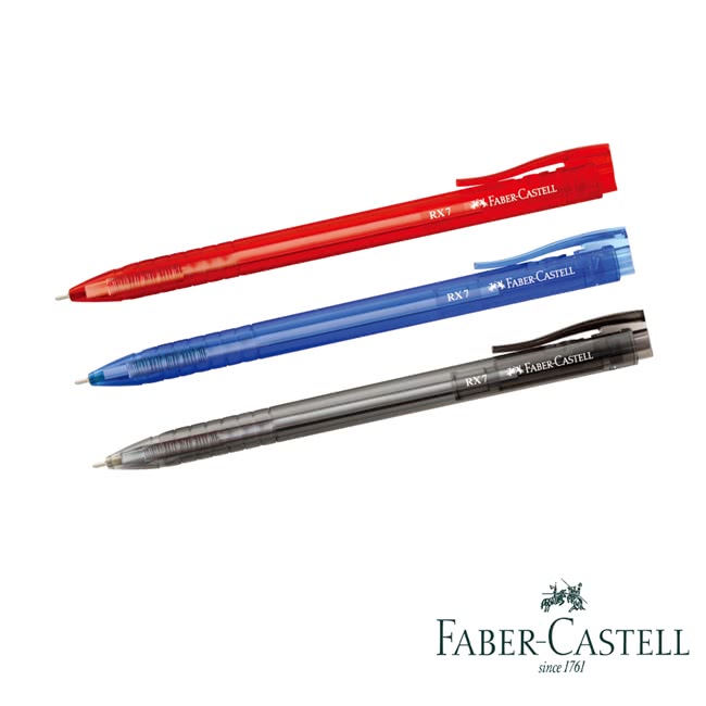 Faber Castell Rx 7 0 7mm 辦公用超好寫酷溜原子筆黑色3盒 10支 滑順不卡卡 Momo購物網 Faber Castell Rx 7 0 7mm 辦公用超好寫酷溜原子筆黑色3盒 10支 滑順不卡卡 Momo購物網