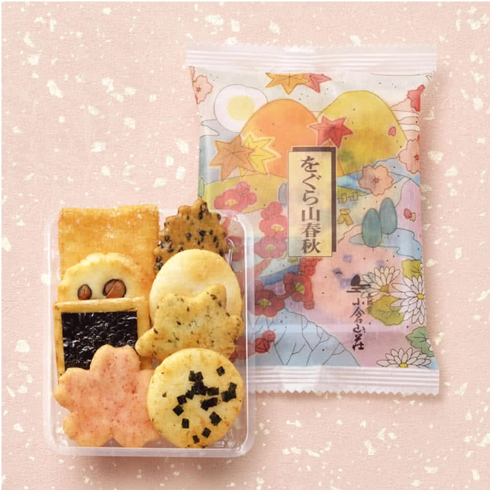 小倉山莊 山春秋8種類5袋入仙貝禮盒 中秋送禮首選 Momo購物網