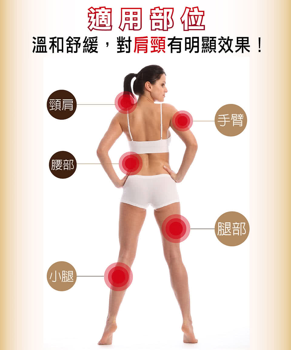 溫和舒緩,對肩頸有明顯效果