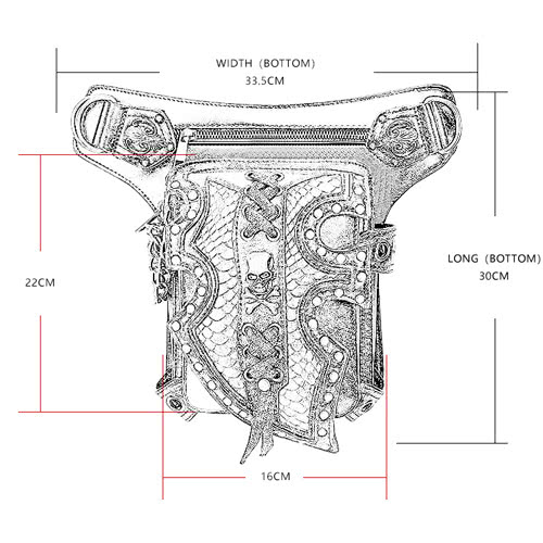 22CMWIDTH (BOTTOM)33.5CM16CMLONG (BOTTOM)30CM