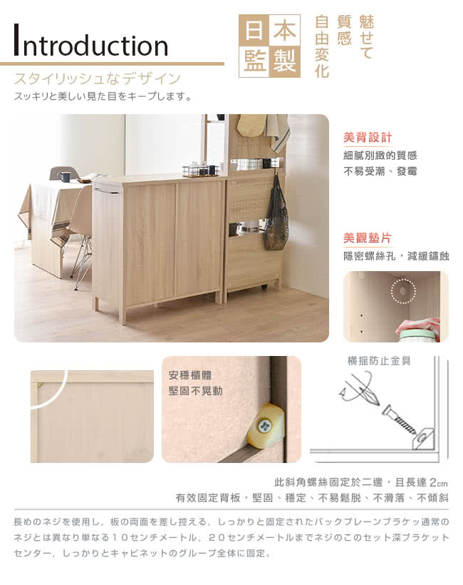 有效固定背板,堅固、穩定、不易鬆脫、不滑落、不傾斜