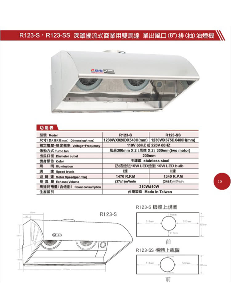 隆泰牌 R-123S - 詳情1
