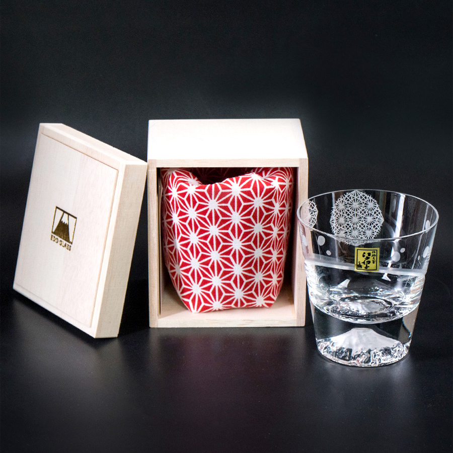 田島硝子 富士山杯 江戶切子特別限量版幸福燈籠威士忌切子杯隨飲料變色玻璃杯 Tg 015 Rp2 Momo購物網