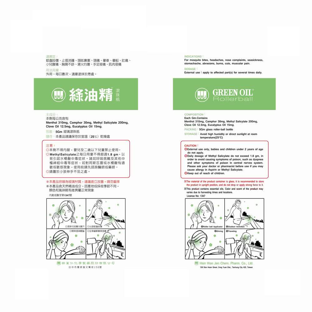 新萬仁】綠油精馬鞭草滾珠瓶5g(乙類成藥) - momo購物網- 雙11優惠推薦- 2022年11月