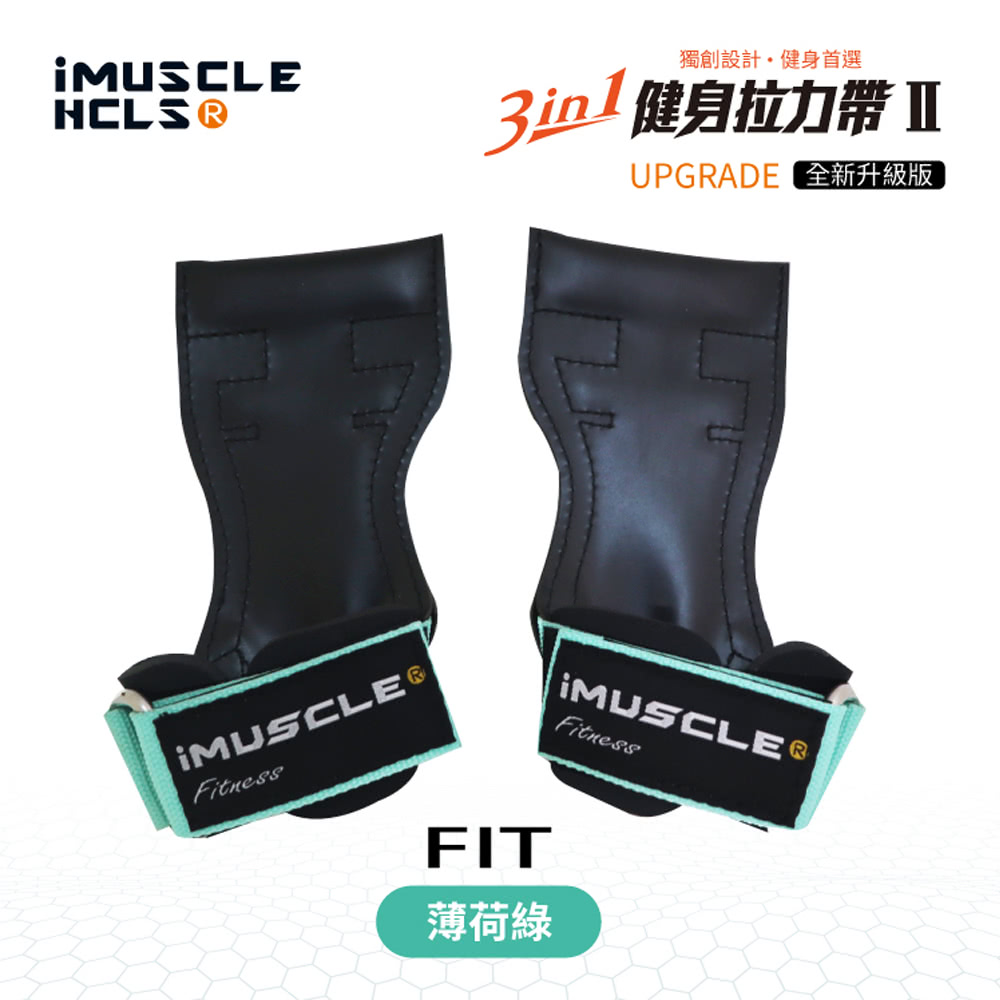 Imuscle Fit 女款進階版三合一健身拉力帶薄荷綠 小資族的versa Gripps 專業拉力帶 Momo購物網