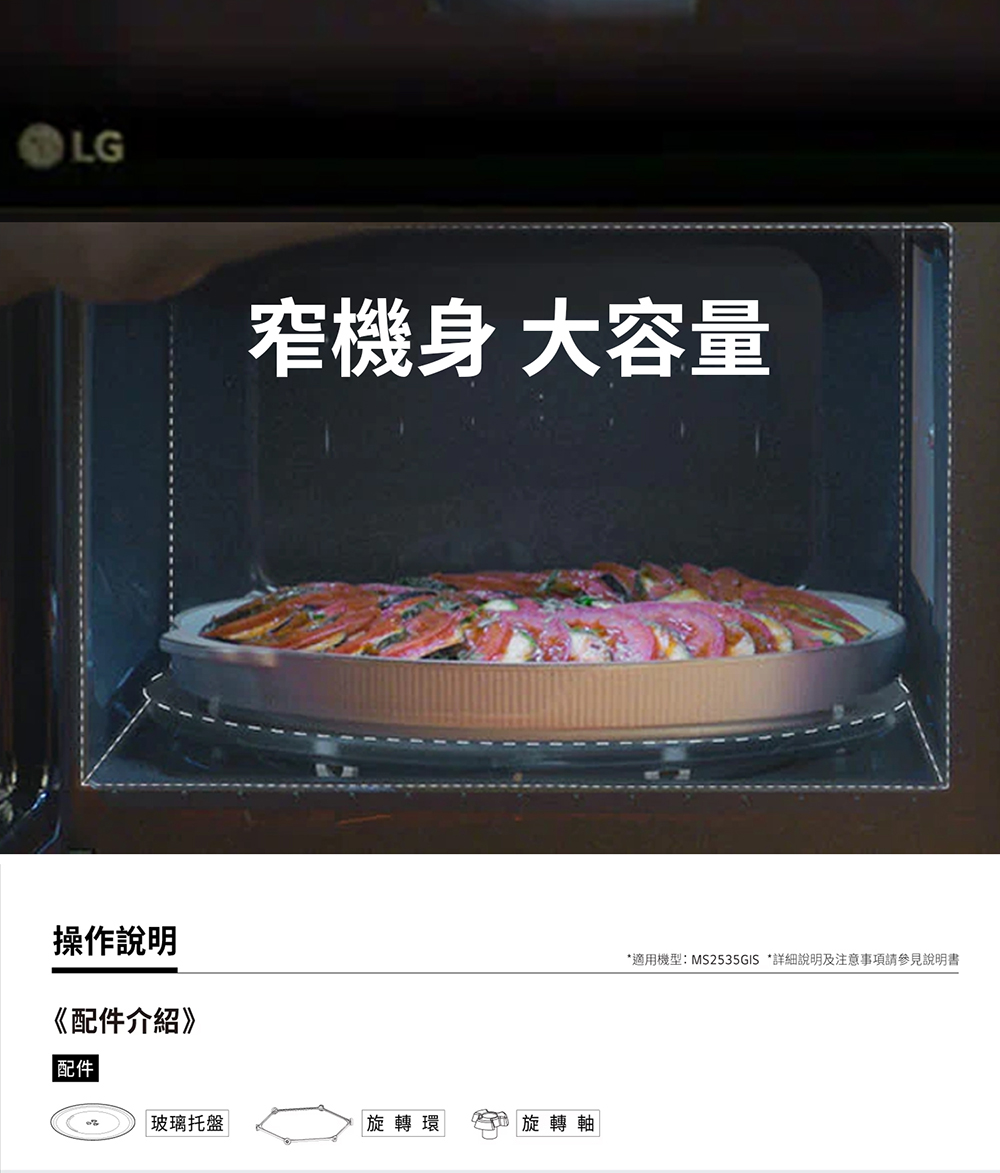 適用機型MS2535GIS 詳細說明及注意事項請參見說明書