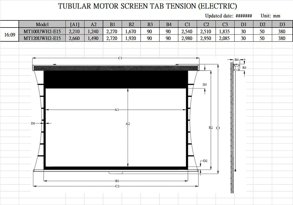 ELITE SCREENS億立銀幕 MT120UWH-E15-ISF - 詳情10