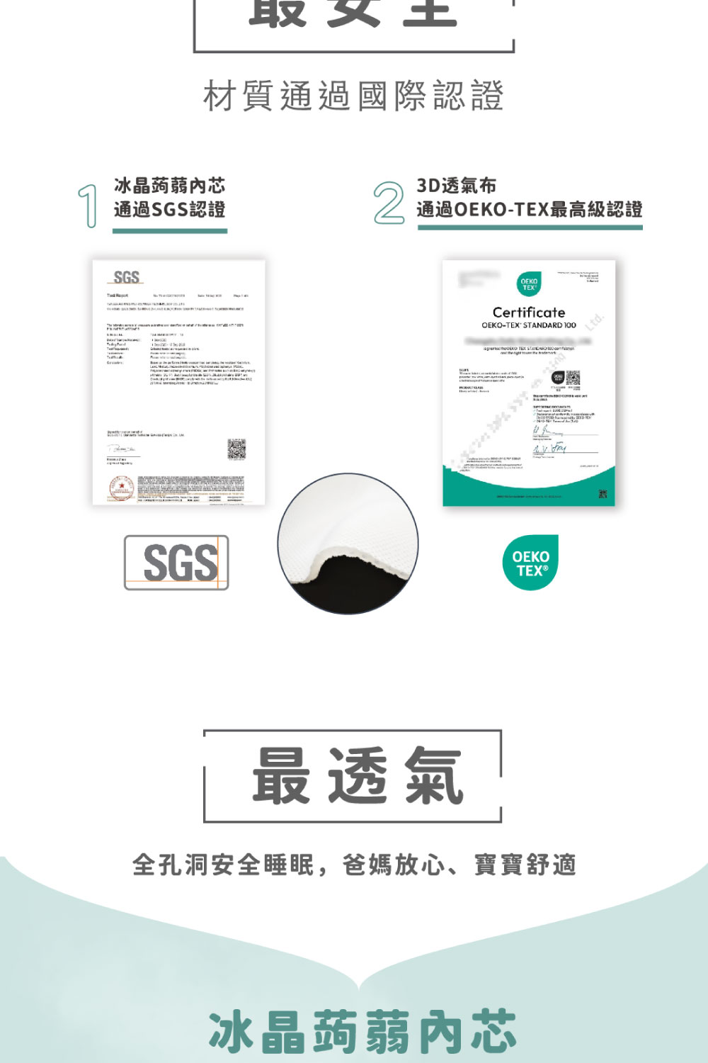 通過OEKOTEX最高級認證