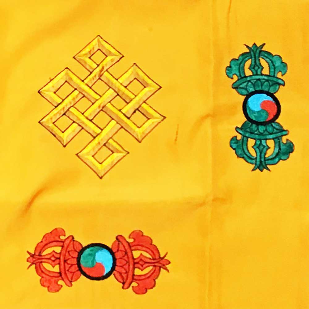 十方佛教文物 吉祥結 金剛杵尼泊爾刺繡桌布80公分 Momo購物網 雙12優惠推薦 22年12月