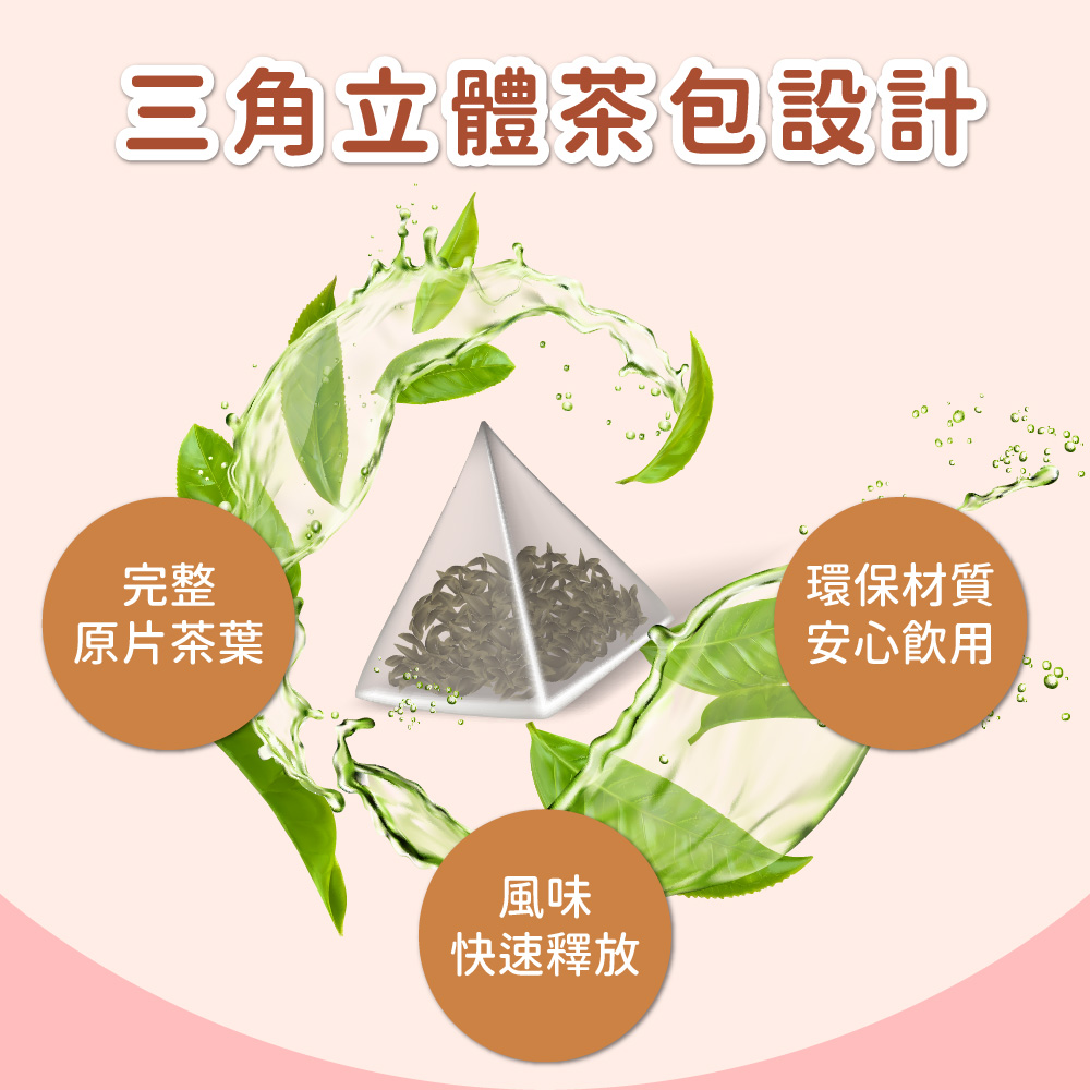三角立體茶包設計