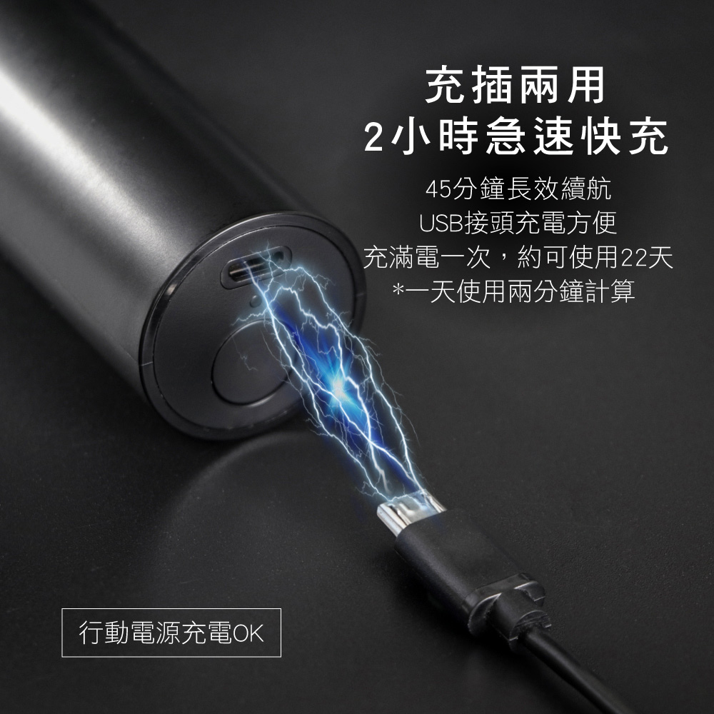 充滿電一次,約可使用22天