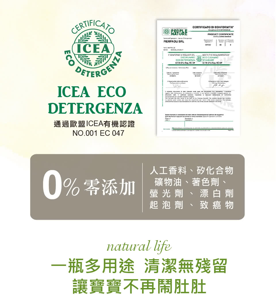 通過歐盟ICEA有機認證