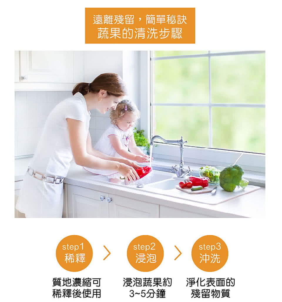 遠離殘留,簡單秘訣
