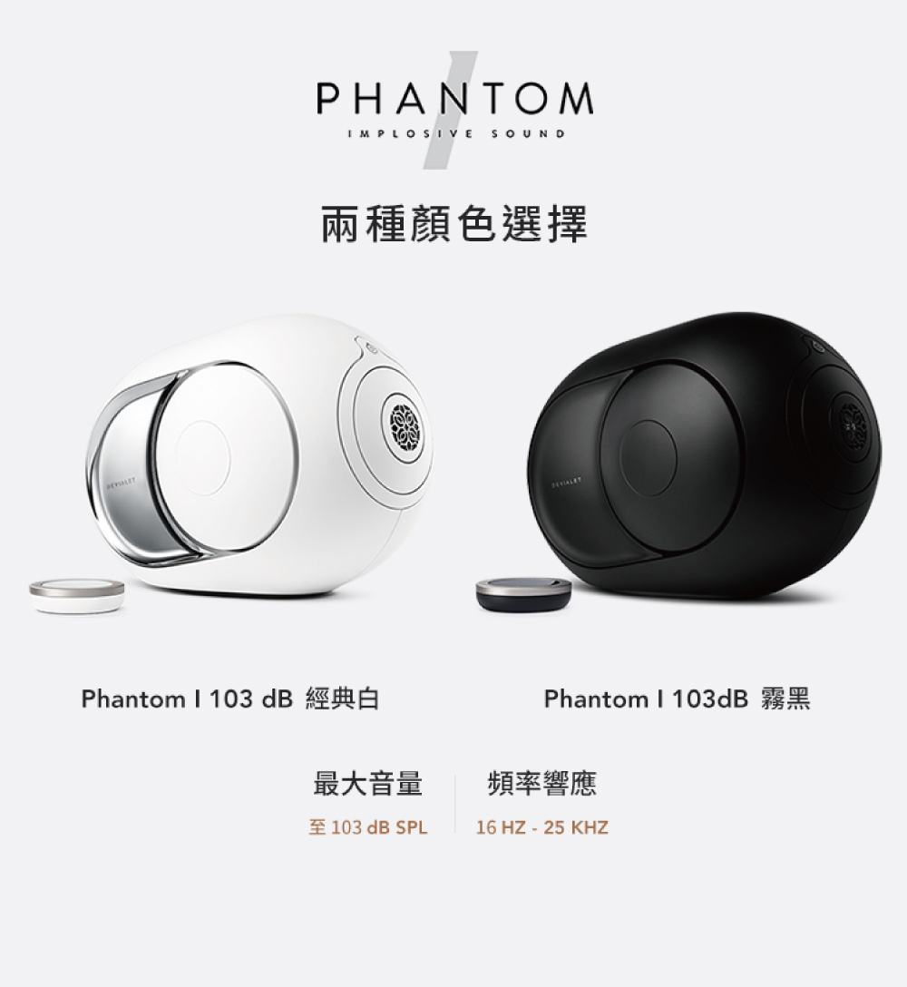 Phantom 1 103 dB 經典白
