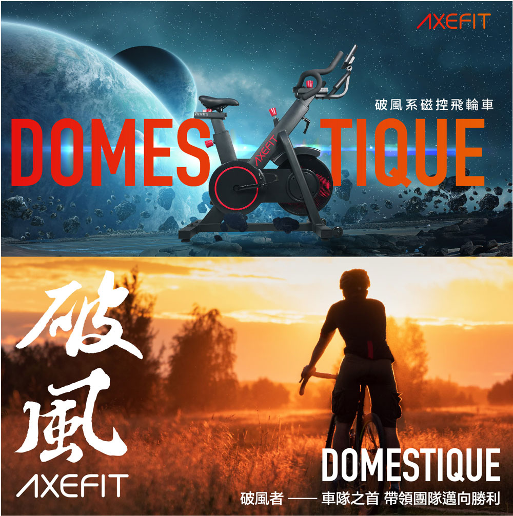 Wellcome好吉康 Axefit 破風者磁控飛輪車531w磁控強阻力 4d自由調整 專屬app Momo購物網