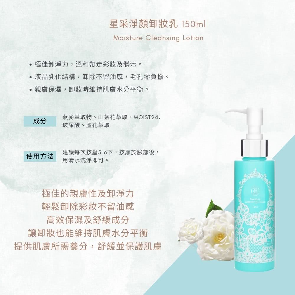 液晶乳化結構,卸除不留油感,毛孔零負擔。