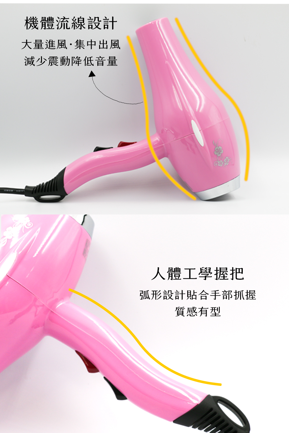 弧形設計貼合手部抓握