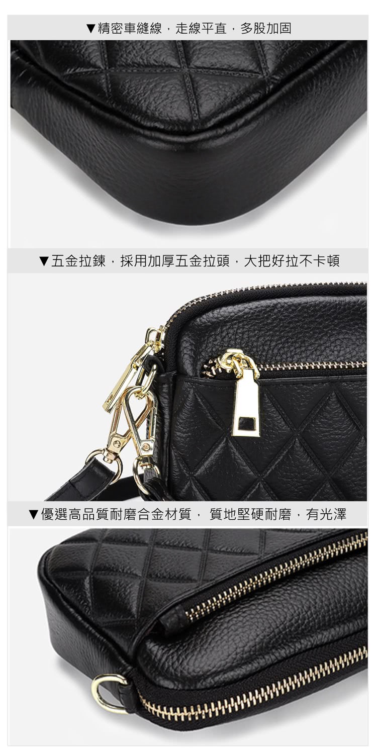精密車縫線,走線平直,多股加固 五金拉鍊,採用加厚五金拉頭,大把好拉不卡頓 優選高品質耐磨合金材質,質地堅硬耐磨,有光澤 