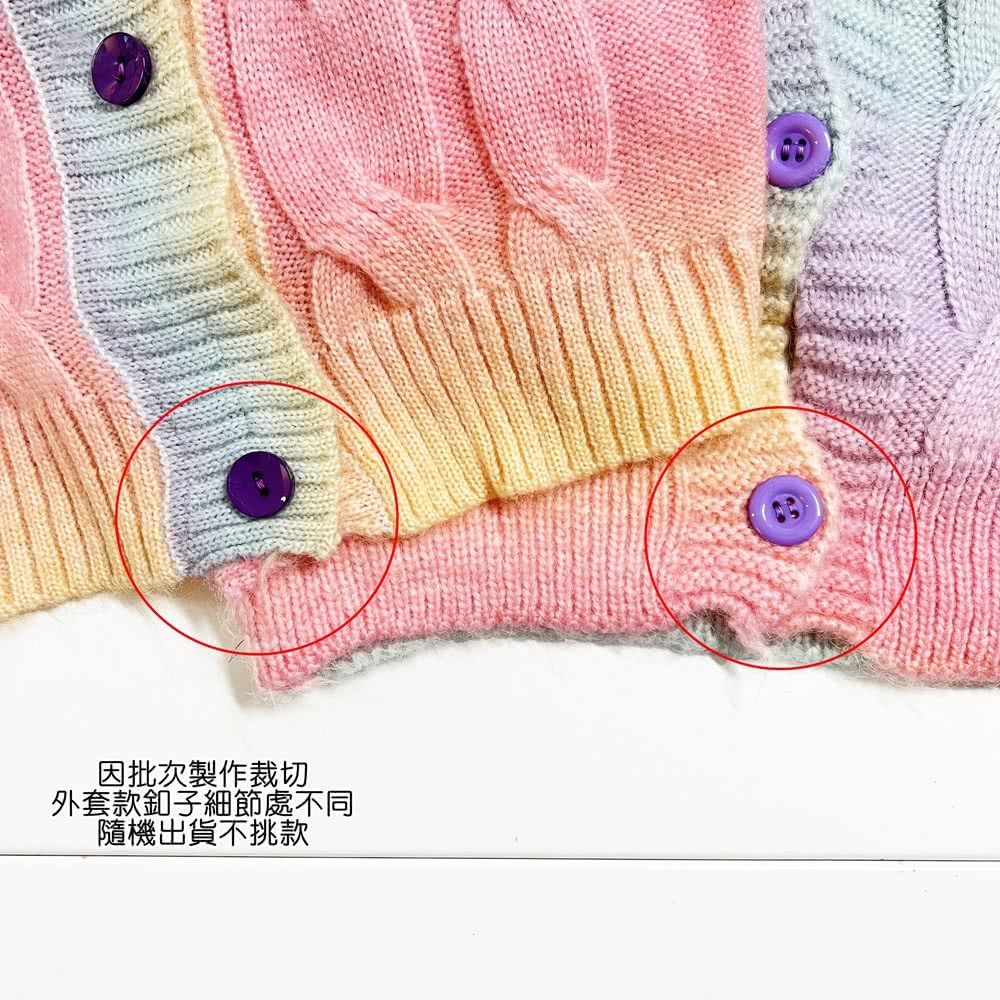 因批次製作裁切 外套款釦子細節處不同 隨機出貨不挑款