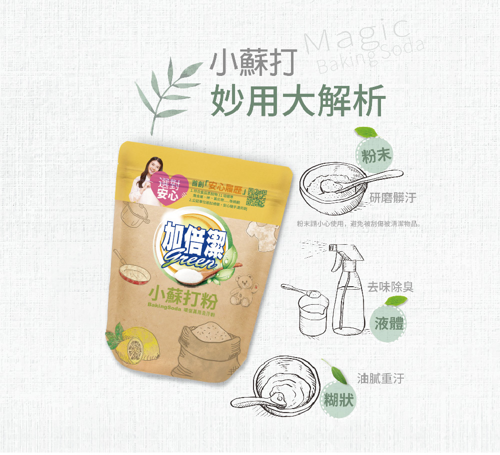 粉末請小心使用,避免被刮傷被清潔物品。