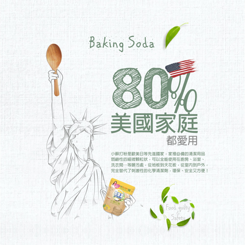 小蘇打粉是歐美日等先進國家,家裡必備的清潔用品
