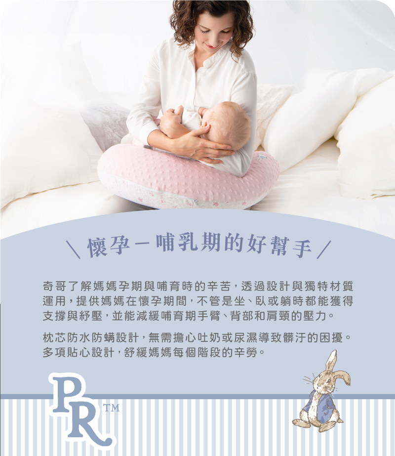 運用,提供媽媽在懷孕期間,不管是坐、 臥或躺時都能獲得