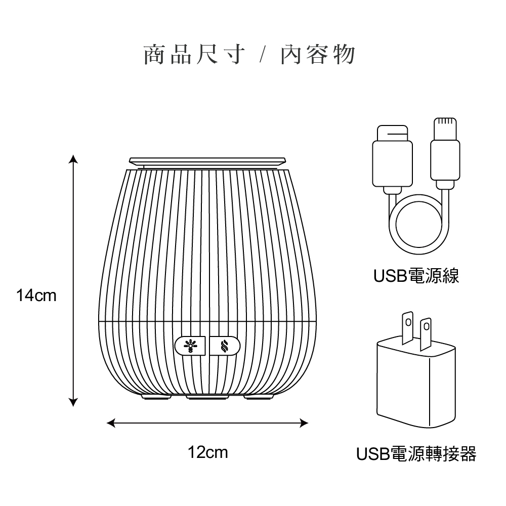 ååå°ºå¯¸å§å®¹ç© USBé»æºç· USBé»æºè½æ¥å¨ 