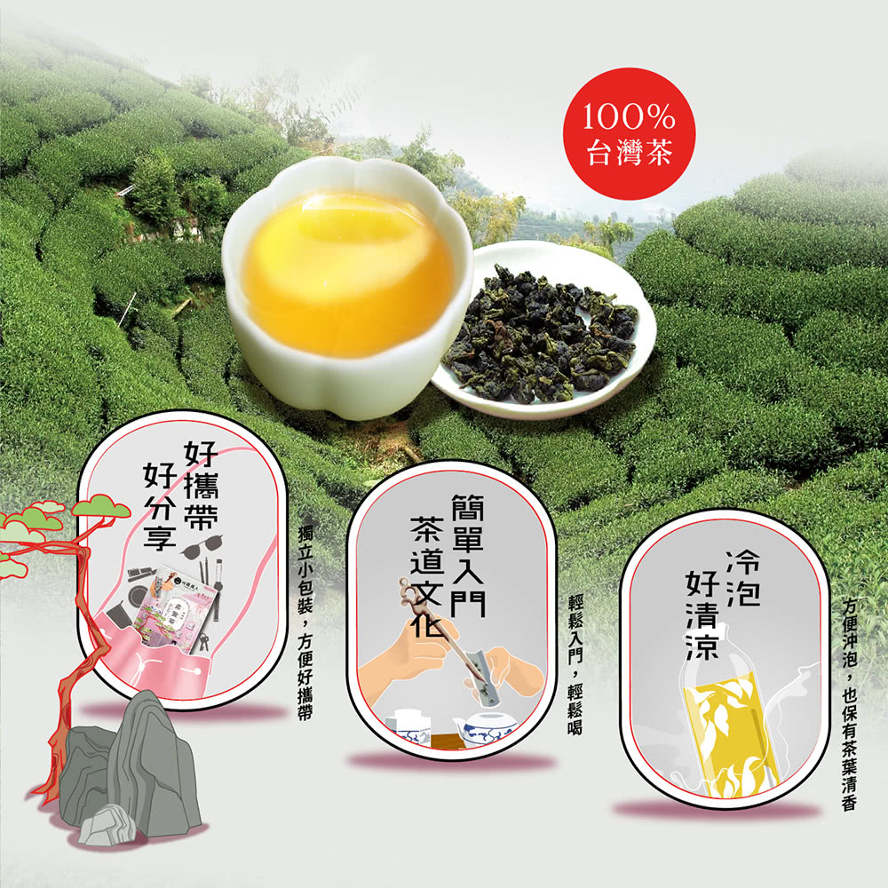 方便沖泡,也保有茶葉清香